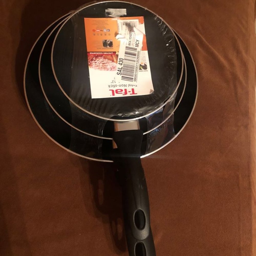 T-Fal 3-Piece Fry Pan Set